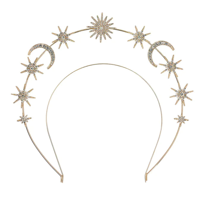 Metallinen tiara Halo Calypso