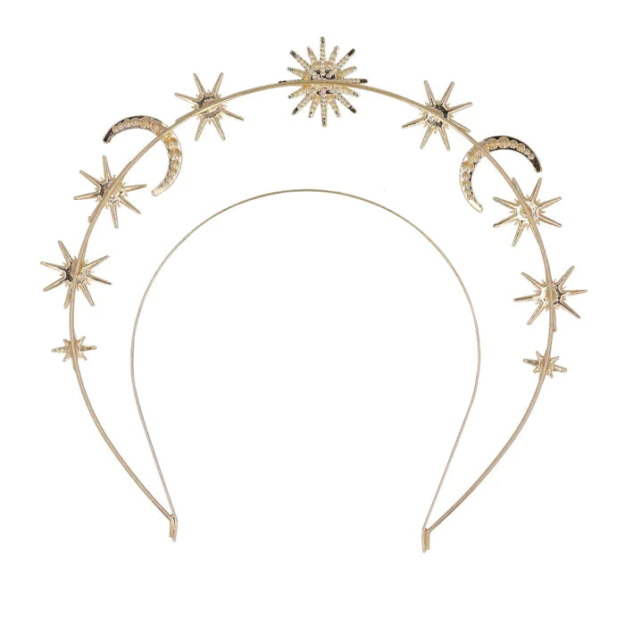 Metallinen tiara Halo Calypso