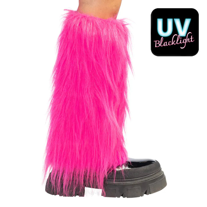 Säärystimet Rave, neonpinkki (UV)