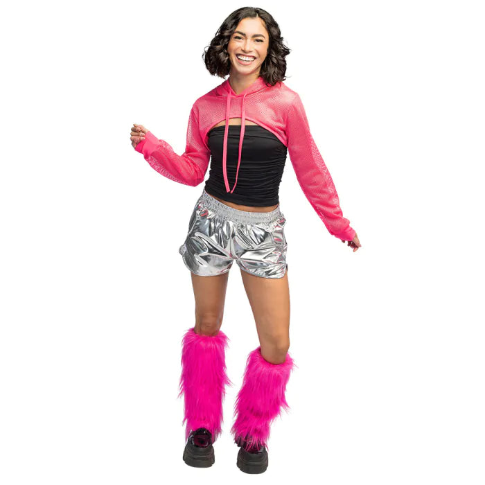 Säärystimet Rave, neonpinkki (UV)