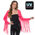 Bolero Rave Fringes, neonpinkki (UV)