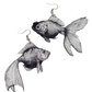 JenniMariaKyllikki korvakorut Fish Friends
