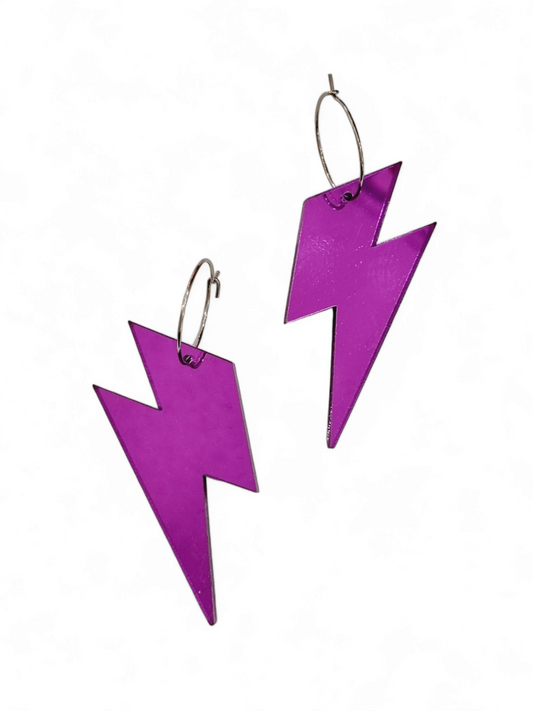 Ruffle Army korvakorut Mirror Flash, purple