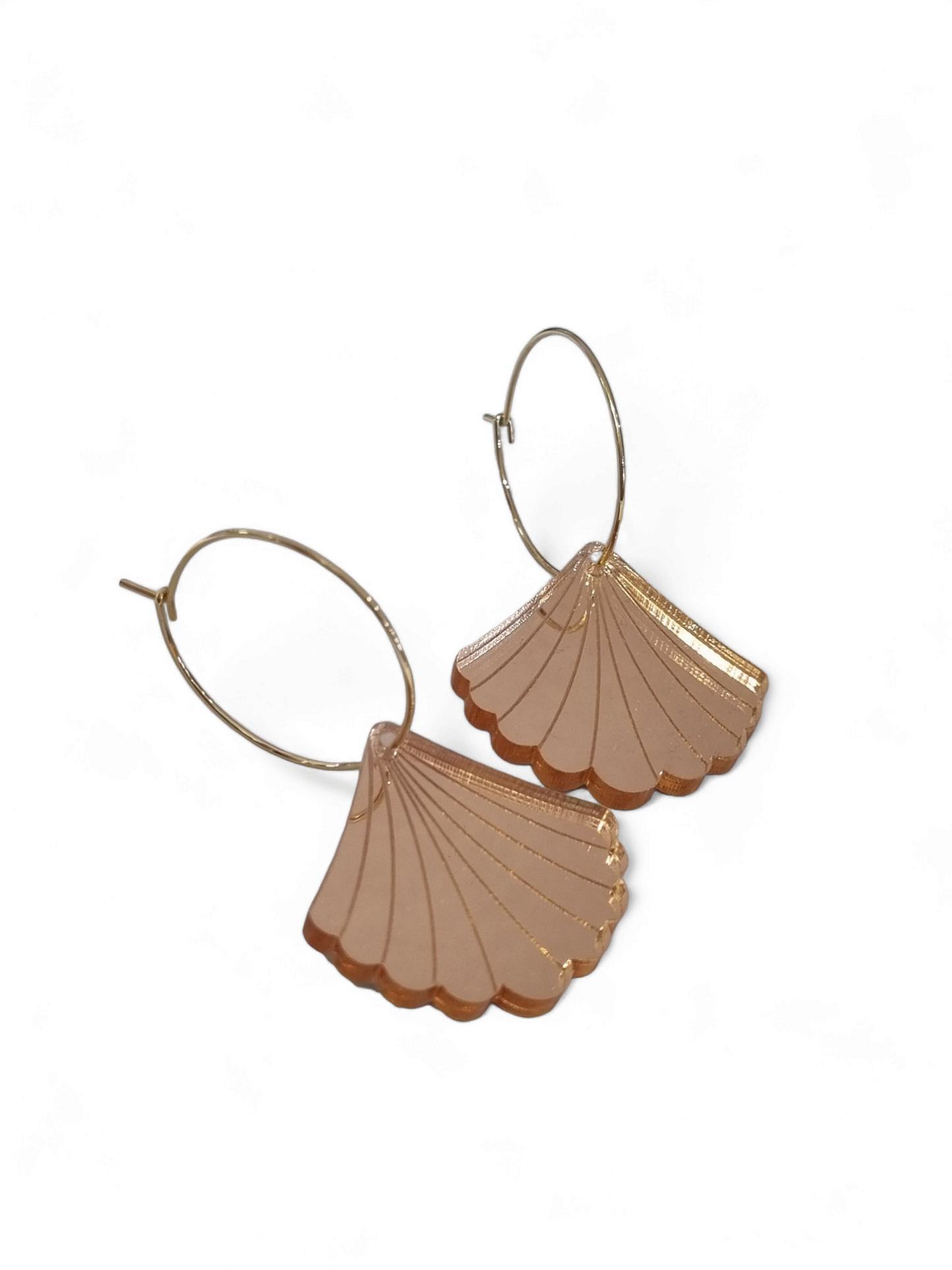 Ruffle Army korvakorut Dreamy Seashell, rose gold