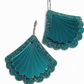 Ruffle Army korvakorut Super Shiny Seashell, mermaid turquoise