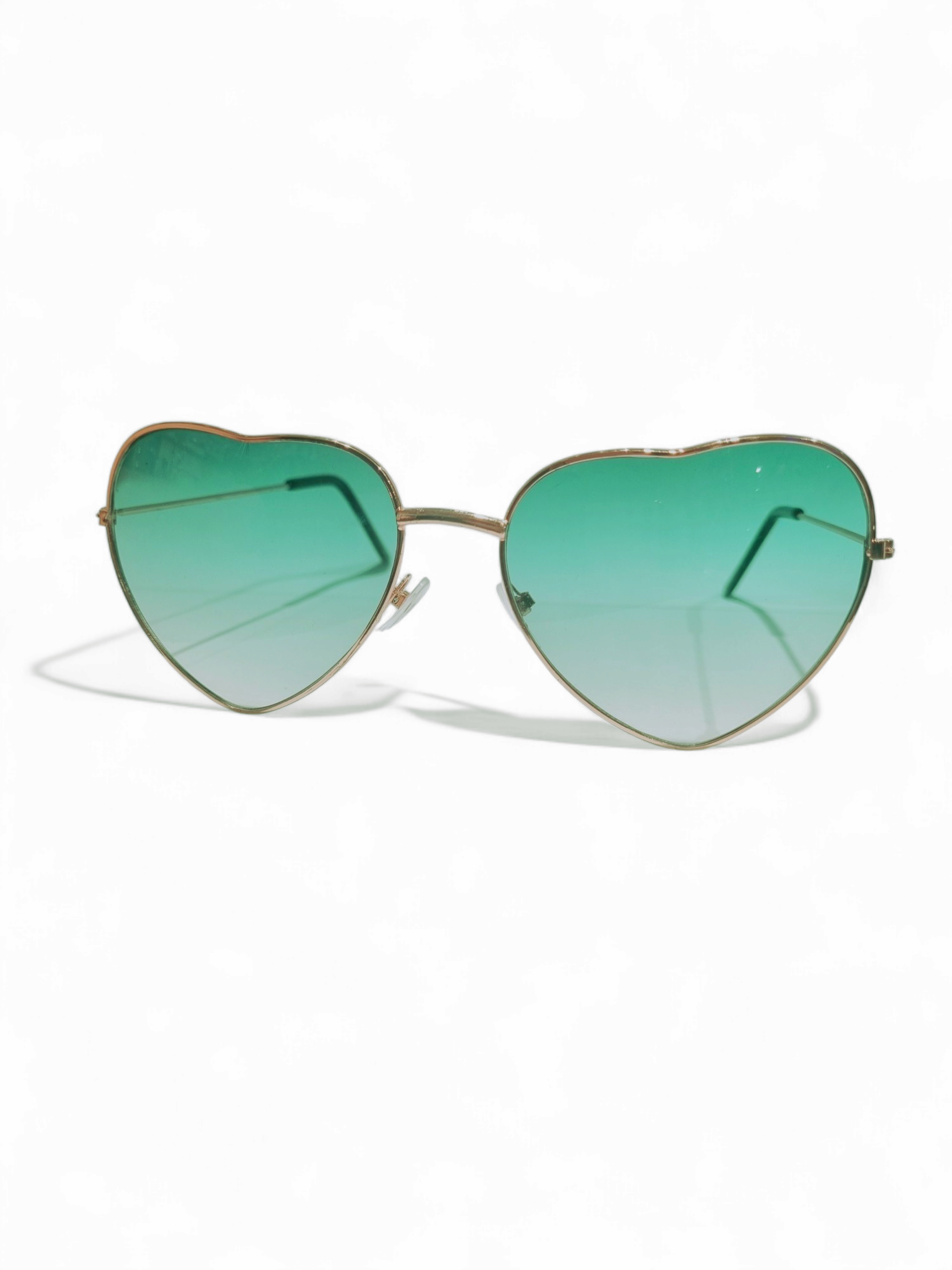 Sydänlasit Dark Green Ombre
