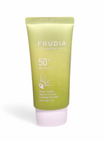 FRUDIA Green Grape Sebum Control Sun Gel SPF 50+ (kevyt geelimäinen aurinkovoide)