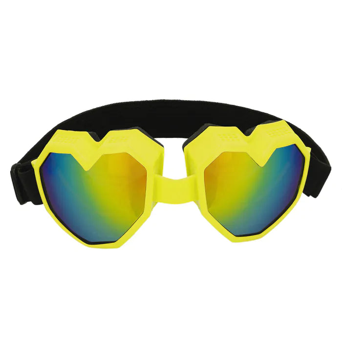 After Ski -lasit Yellow Heart (UV)