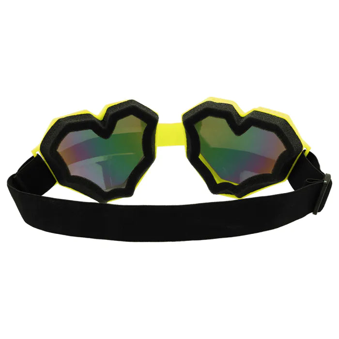 After Ski -lasit Yellow Heart (UV)