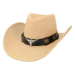 Lännenhattu Western Bull, beige
