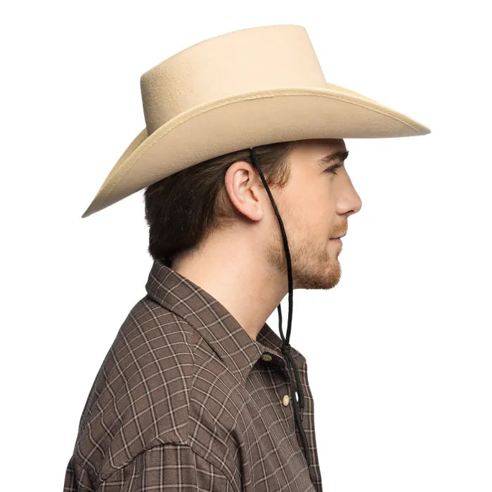 Lännenhattu Western Bull, beige