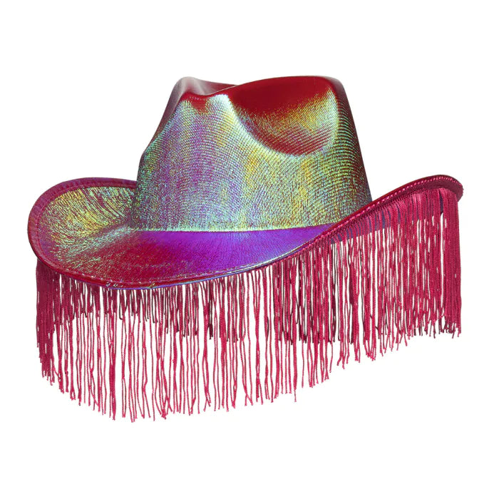 Cowboyhattu Festival Fringes, magentainen pinkki