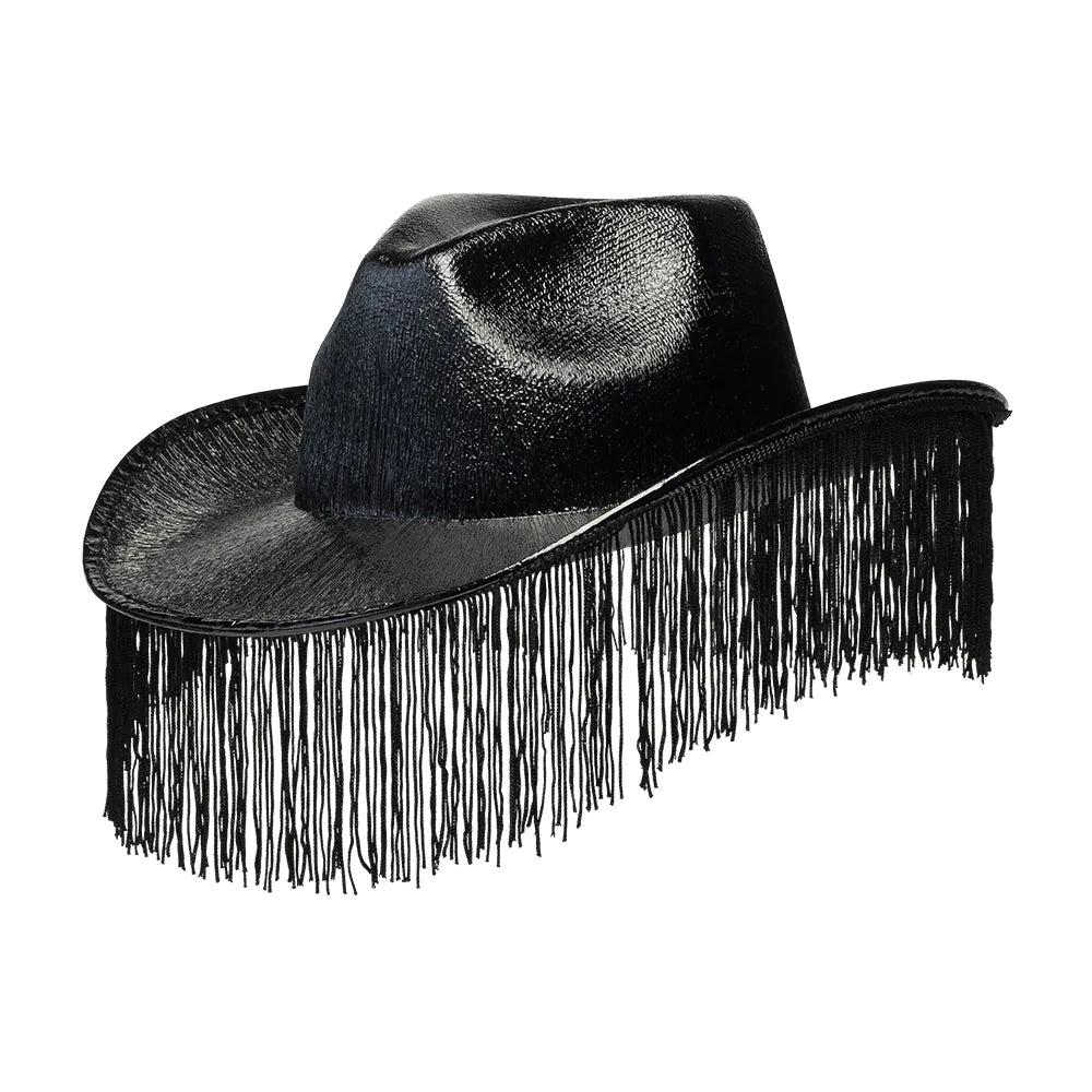 Cowboyhattu Festival Fringes, musta