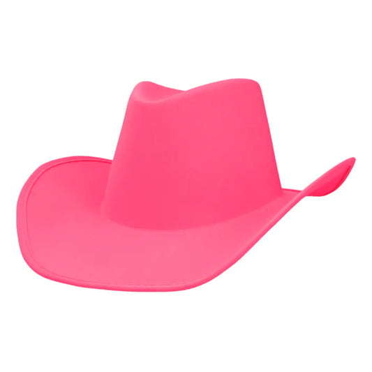 UV-reaktiivinen cowboyhattu, neonpinkki