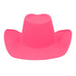 UV-reaktiivinen cowboyhattu, neonpinkki