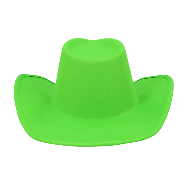UV-reaktiivinen cowboyhattu, neonvihreä