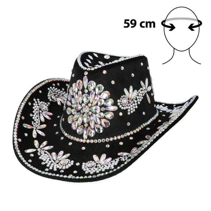 Cowboyhattu Dolly Deluxe, musta