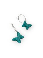 Ruffle Army korvakorut Mini Butterfly, mermaid turquoise