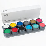 GRIMAS Water Make-up kasvomaalipaletti 12kpl, Basic & Pearl (jättikoko)