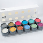 GRIMAS Water Make-up kasvomaalipaletti 12kpl, Pearl (jättikoko)
