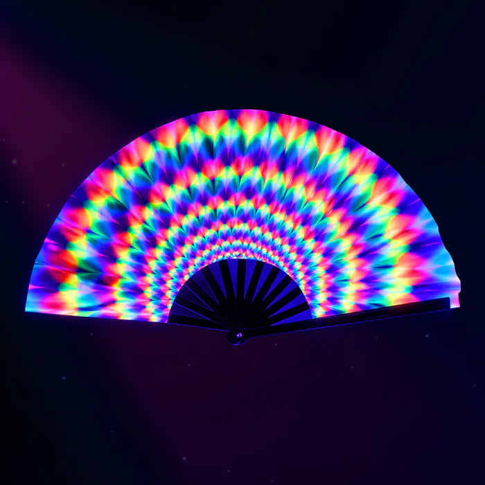 Jättikokoinen viuhka Neon Rush (UV)