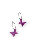 Ruffle Army korvakorut Mini Butterfly, purple