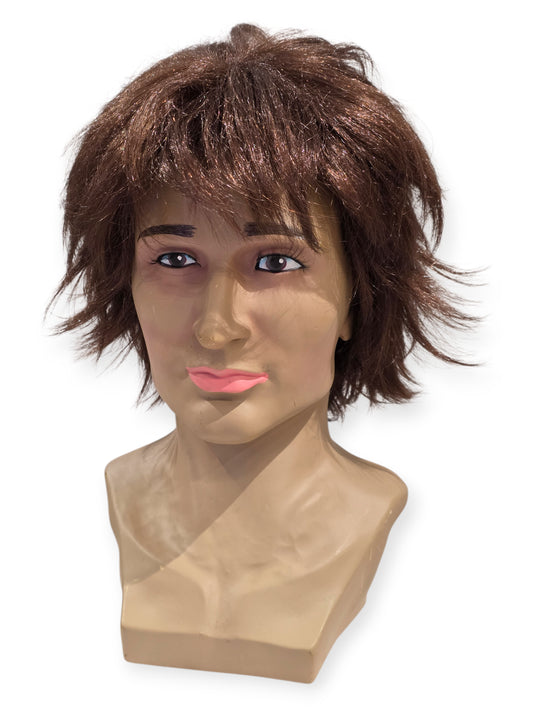 Peruukki Messy Pixie, ruskea