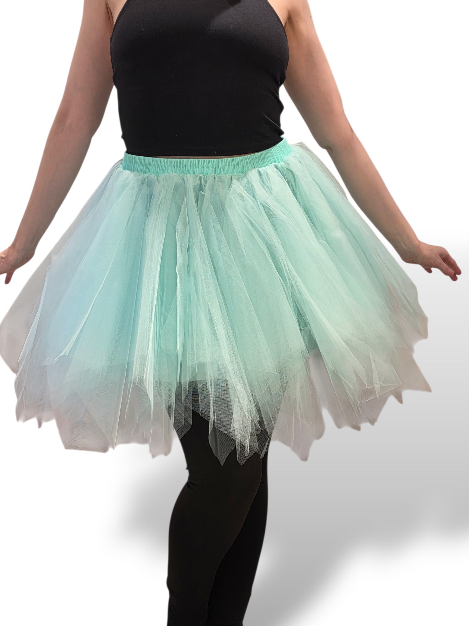 Vuoritettu tyllihame Pixie Deluxe, minttu (UV)
