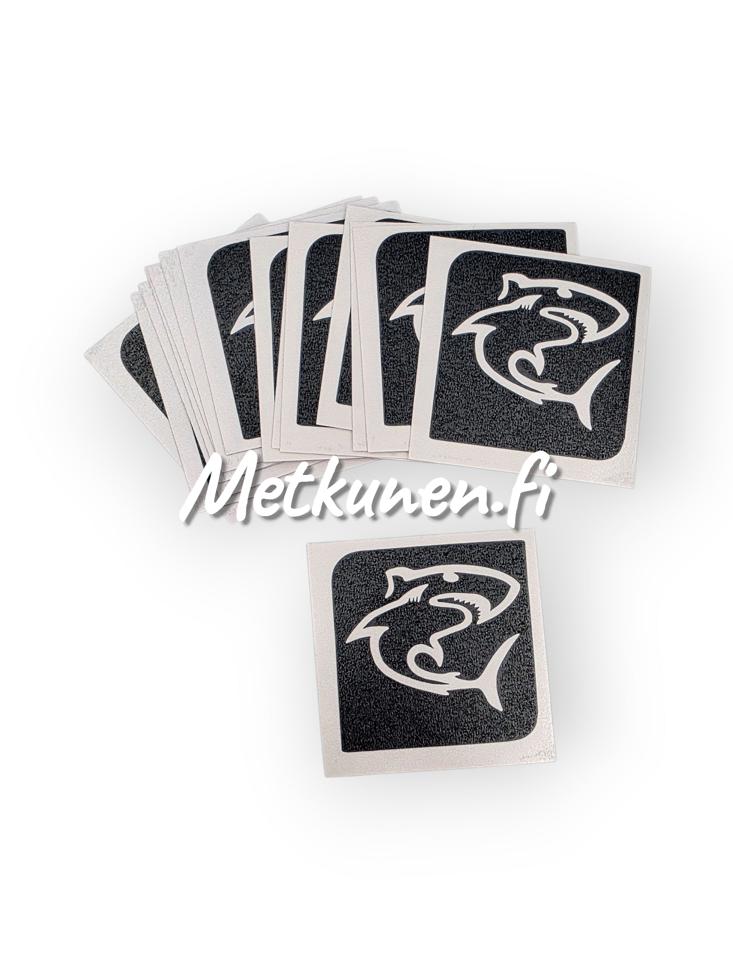 Tarrakiinnitteiset sapluunat Hai (15kpl)