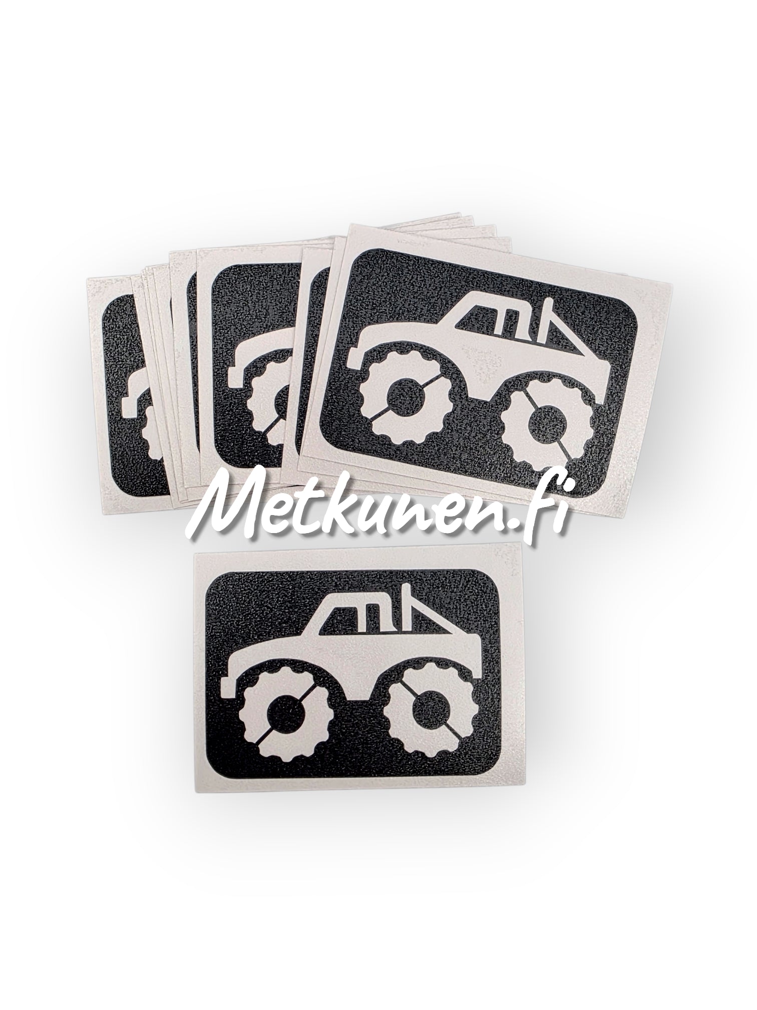 Tarrakiinnitteiset sapluunat Monsteriauto (10kpl)