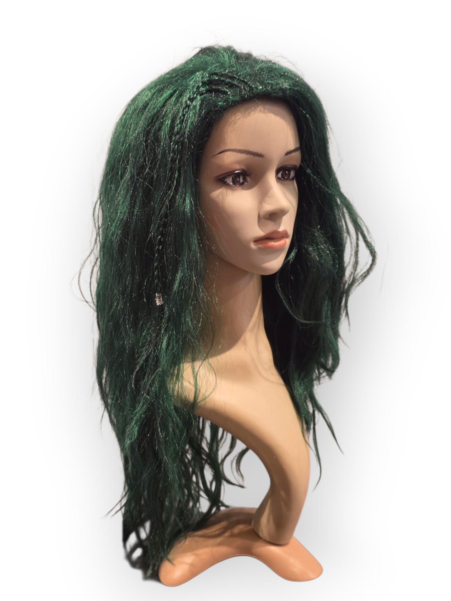 Peruukki Green Mermaid