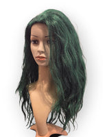 Peruukki Green Mermaid