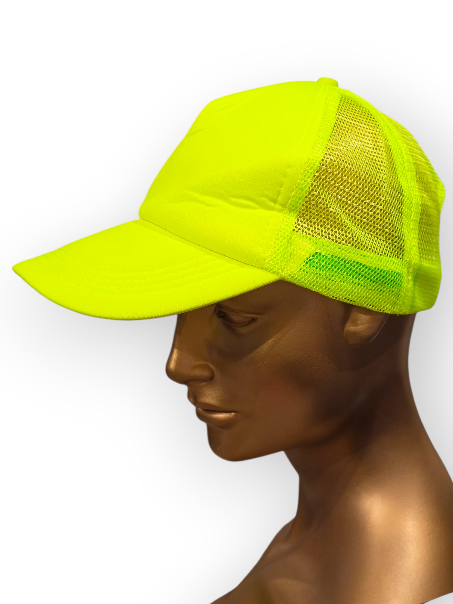 Reivaajan lippis, neonkeltainen (UV)