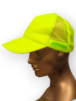 Reivaajan lippis, neonkeltainen (UV)