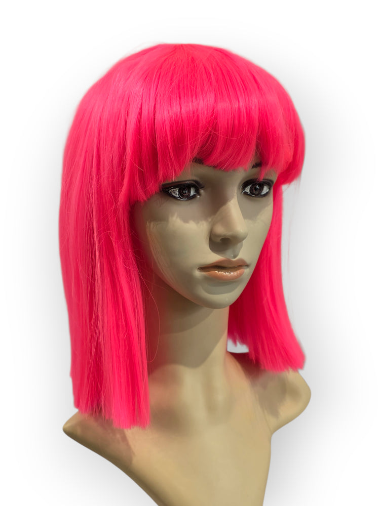 Vesipestävä peruukki Milla, neonpinkki (UV)