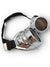 Steampunk Gogglesit, metallic silver