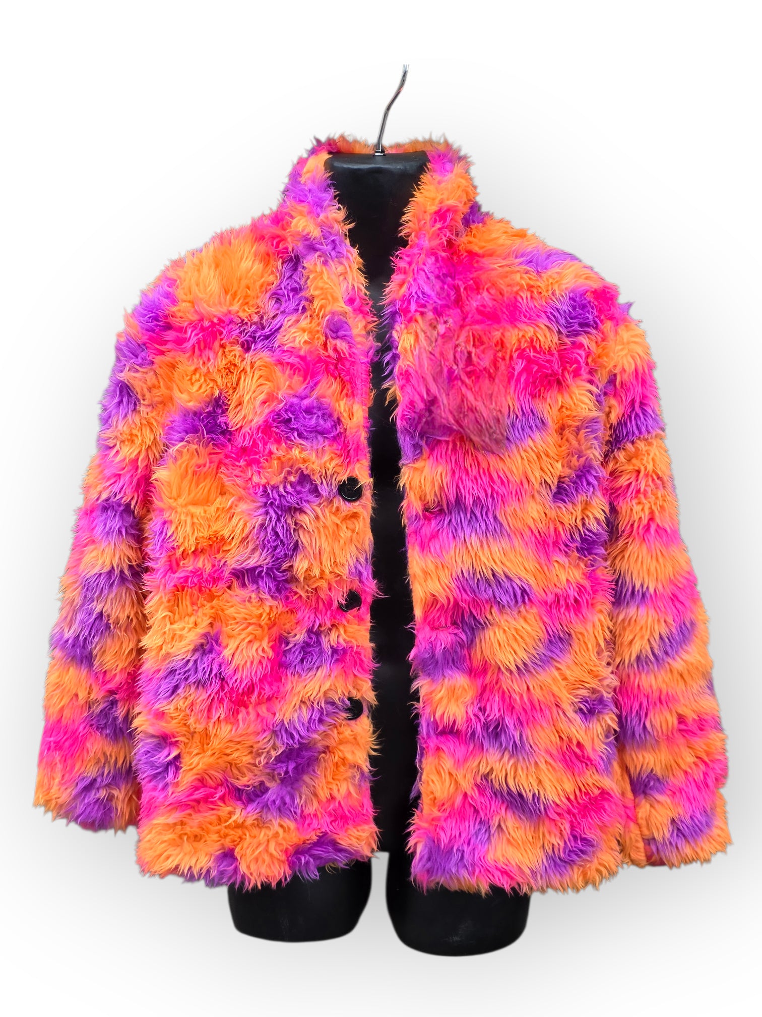 Bilemonsterin pörrötakki, candy leopard (UV)