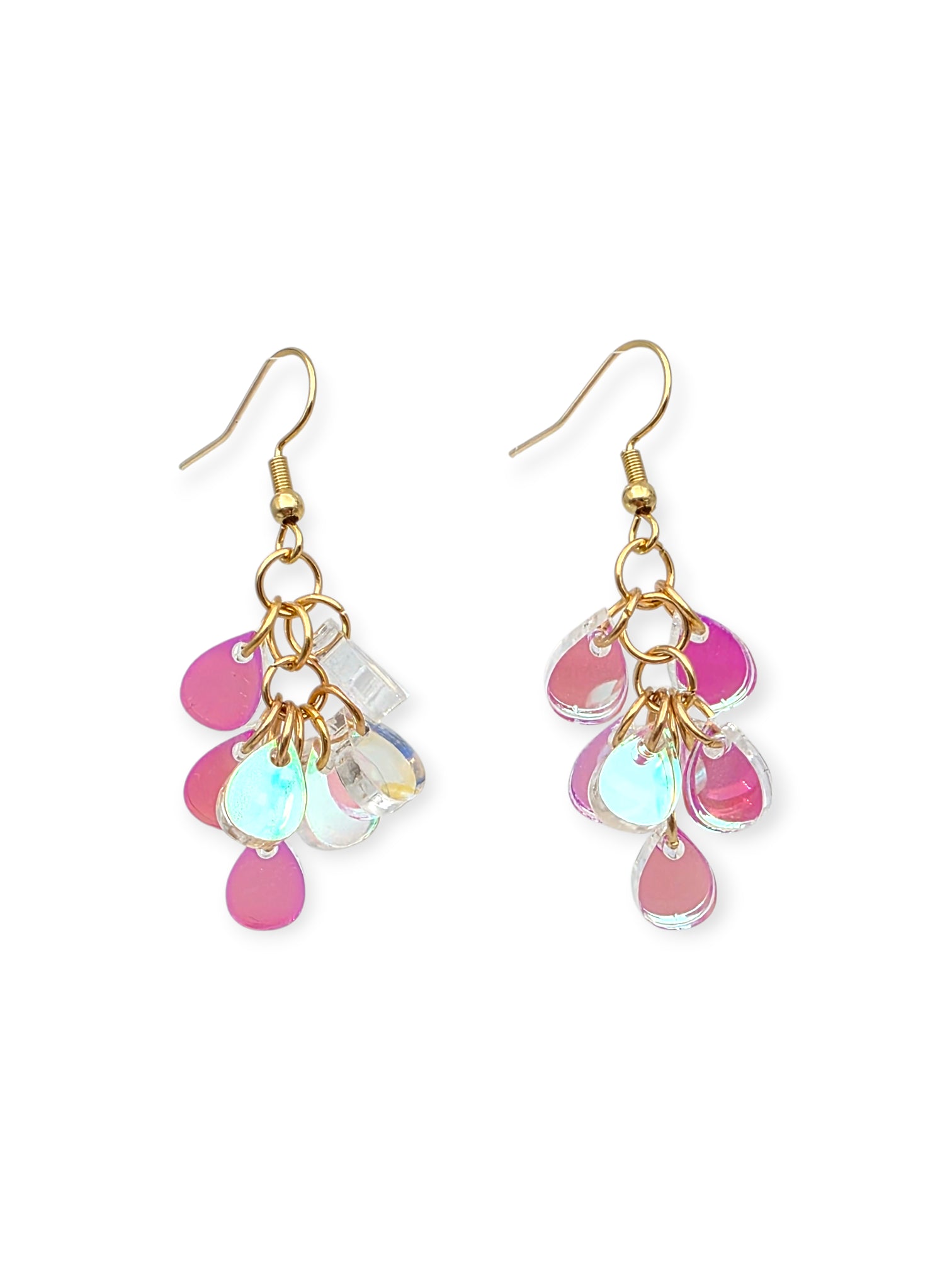 Ruffle Army korvakorut Fantasy Droplets, kulta