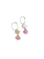 Ruffle Army korvakorut Mini Seashell Double, clear