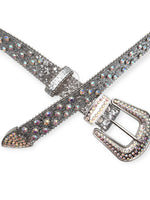 Vyö jättisoljella Rhinestone Extravaganza, hopea