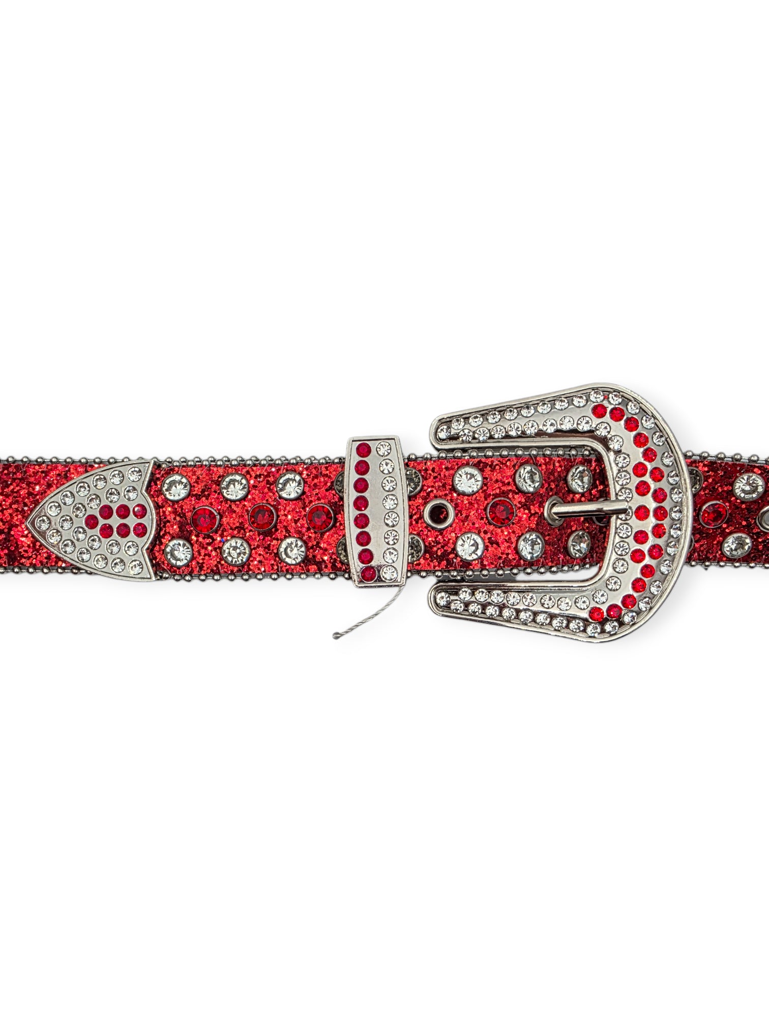Vyö jättisoljella Rhinestone Extravaganza, punainen