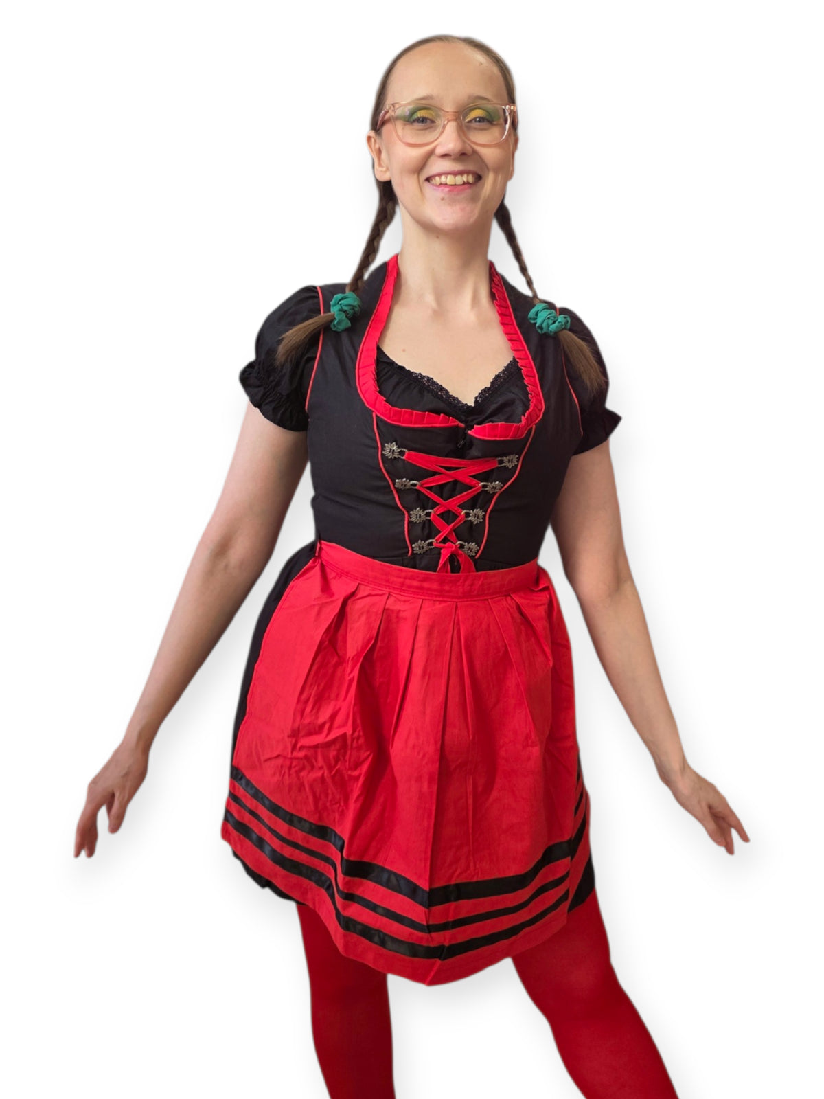 Aito Dirndl -asu Mary (mekko, paita ja essu)