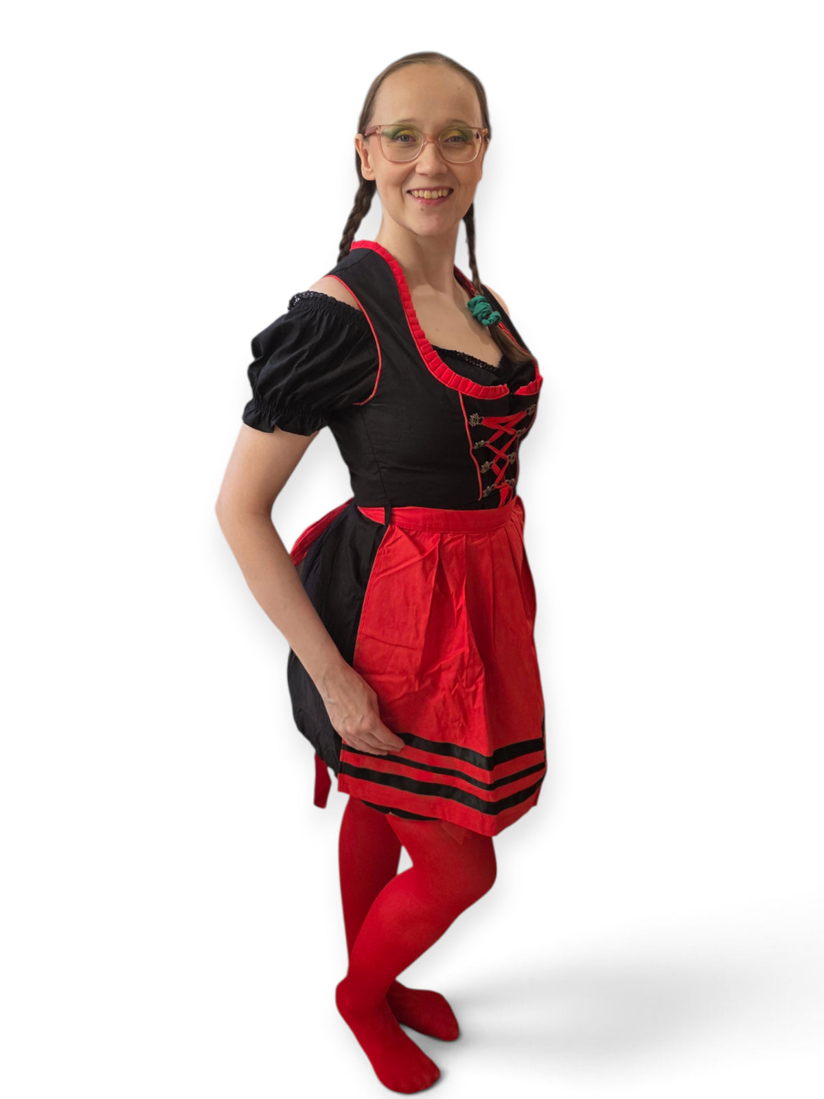 Aito Dirndl -asu Mary (mekko, paita ja essu)