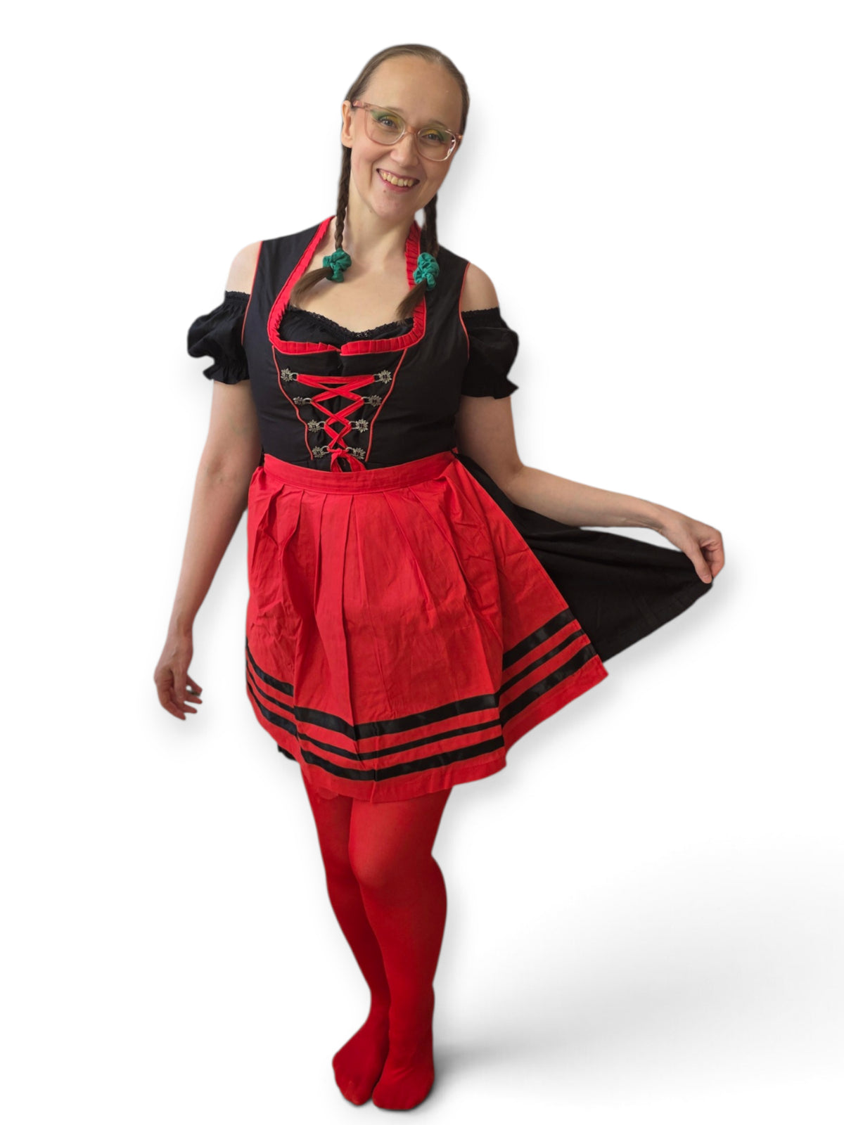 Aito Dirndl -asu Mary (mekko, paita ja essu)
