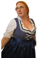 Aito Dirndl -asu Bella (mekko, paita ja essu)