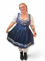 Aito Dirndl -asu Bella (mekko, paita ja essu)