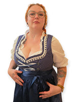 Aito Dirndl -asu Bella (mekko, paita ja essu)