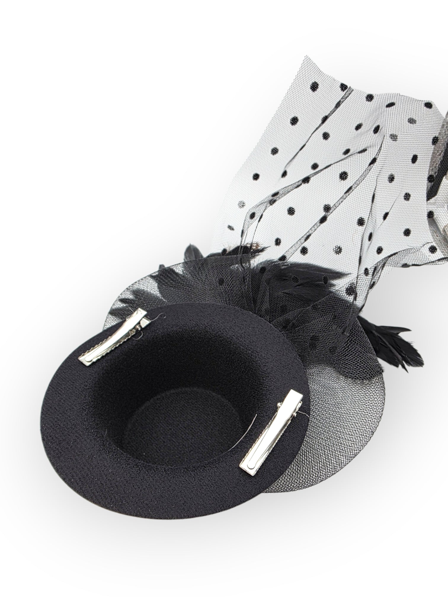 Minihattu hunnulla Gothic Deluxe, höyhenet