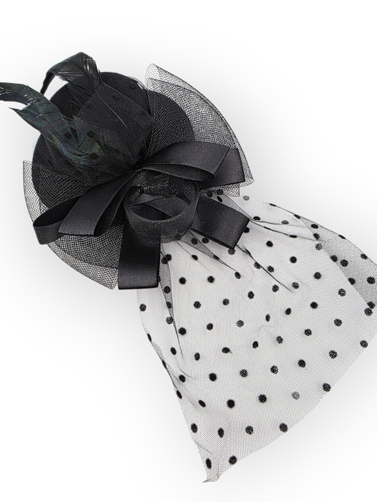 Minihattu hunnulla Gothic Deluxe, rusetti