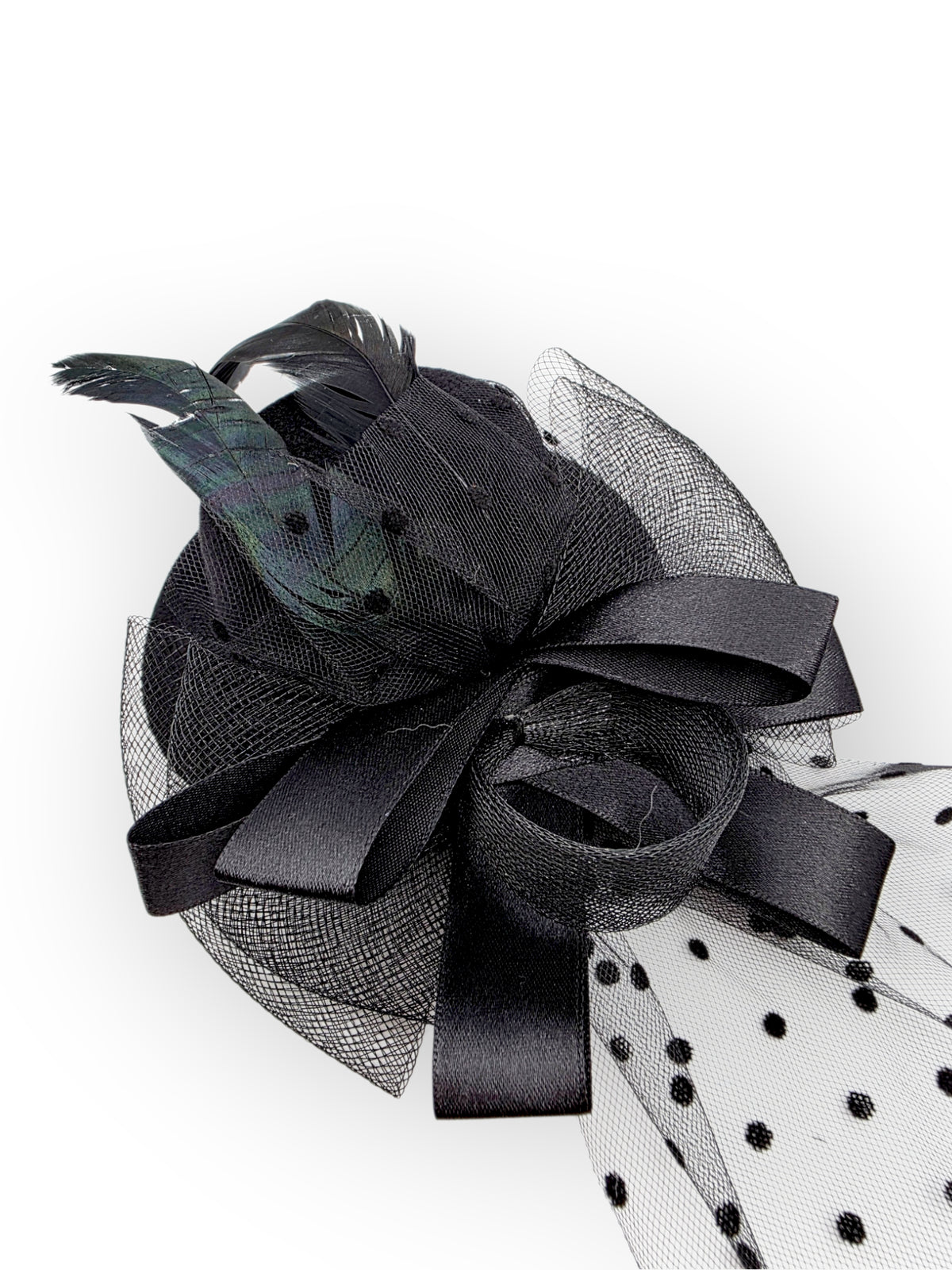 Minihattu hunnulla Gothic Deluxe, rusetti